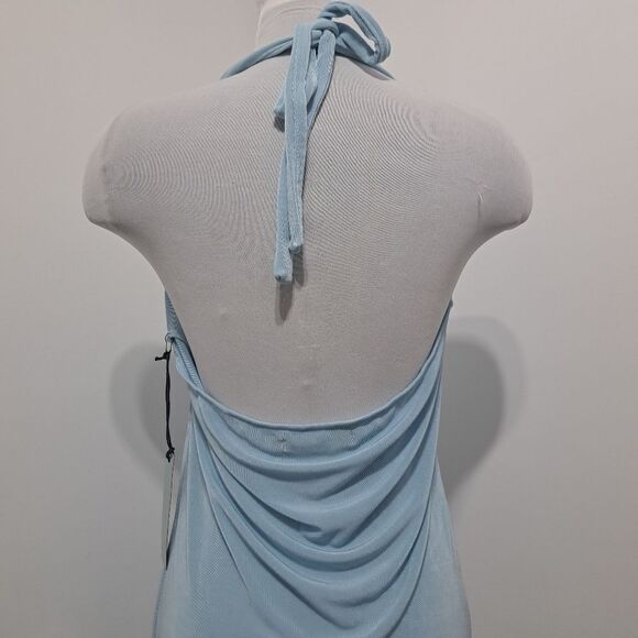 Finesse Dani Blueberry Halter Bodycon Mini Dress Size 1X NWT - Picture 10 of 14